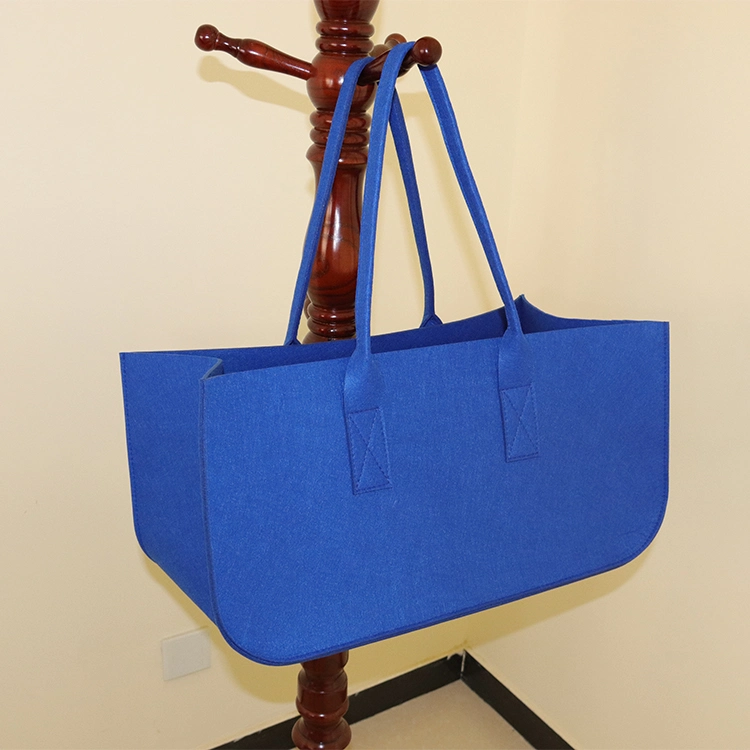 مصنع سعر رخيصة سعة كبيرة زرقاء اللون حقيبة تسوق ل المرأة