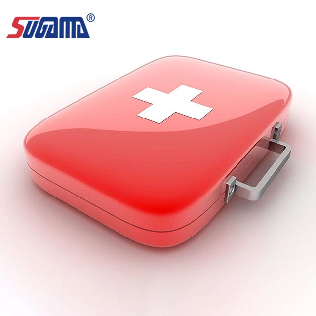 Rote Medizinische Geräte Ausrüstung Medizin Aufbewahrungstasche Benutzerdefinierte Wearable Smart Sicherheit Überspannungsschutz Handheld Erste-Hilfe-Geräte