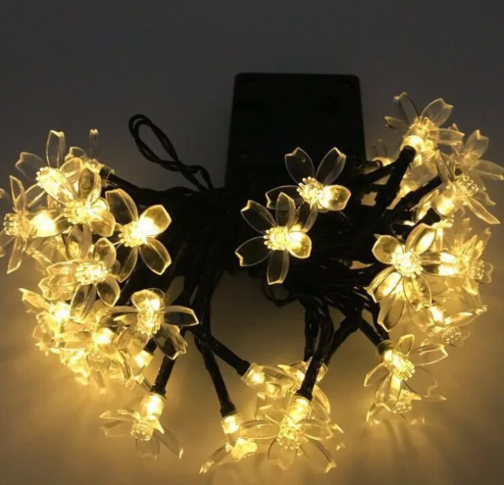 Lantern String Flower Petal Lamp Bar Birthday Stage Wedding Decoration Light