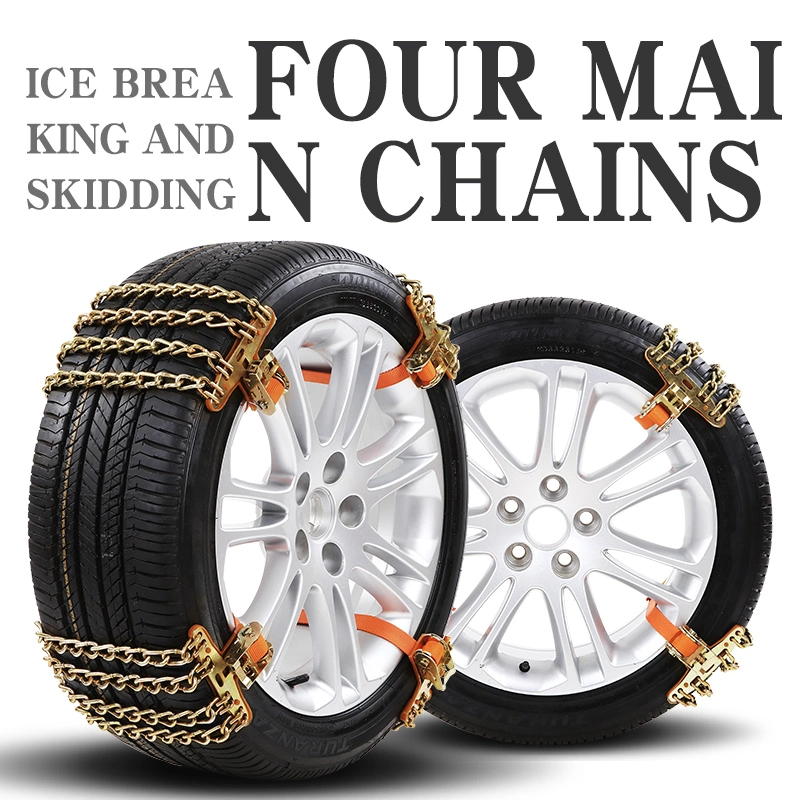 Anti-Slip Emergency Snow Chains for Cars