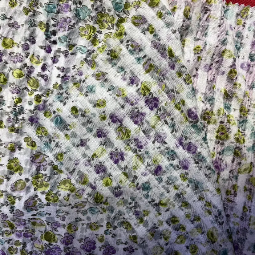 Polyester Nylon Spandex Knitting Fabric for Woman Man
