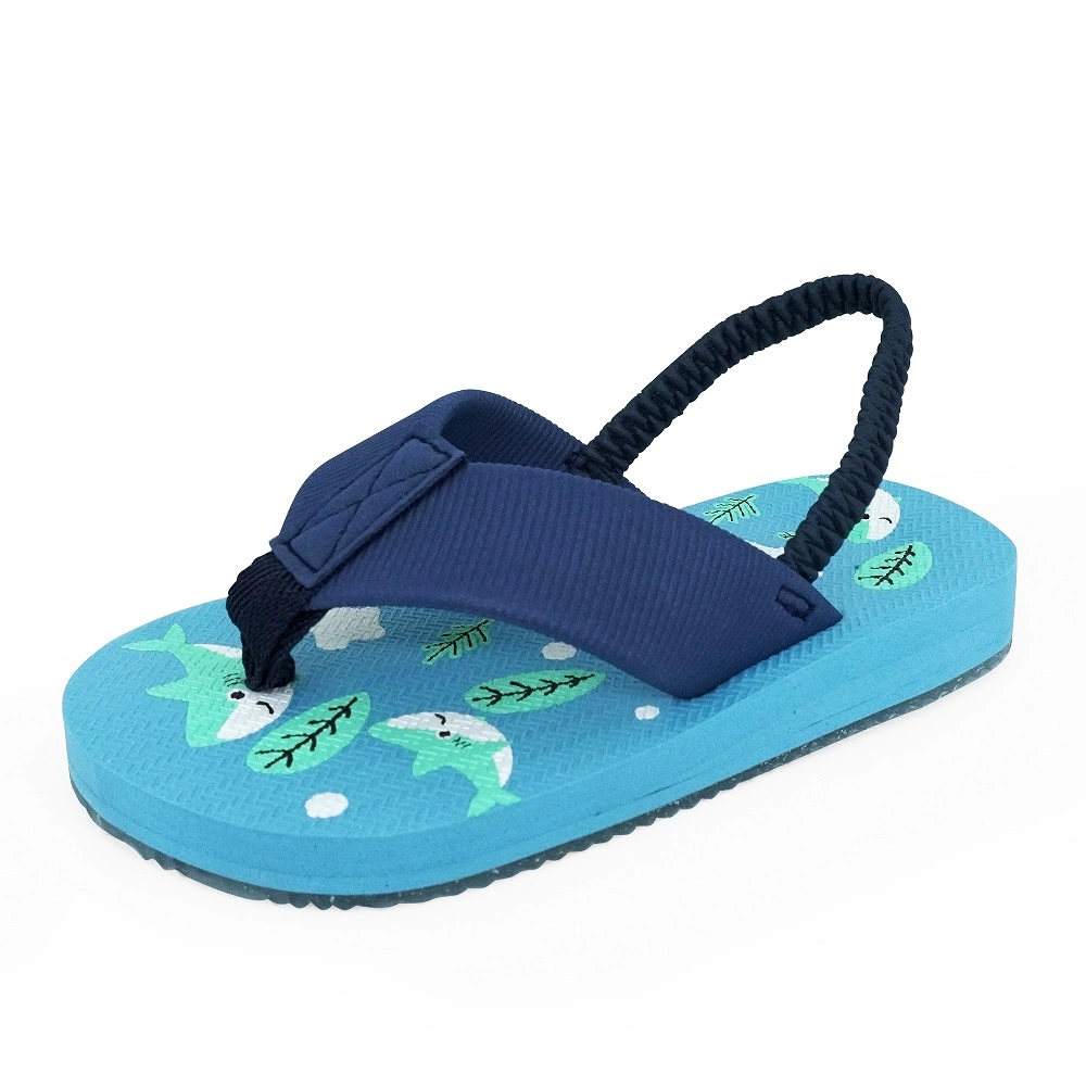 Nuevo portátil Flip-Flops para viajar a los niños para los niños Flip-Flops sandalias de playa para bebés