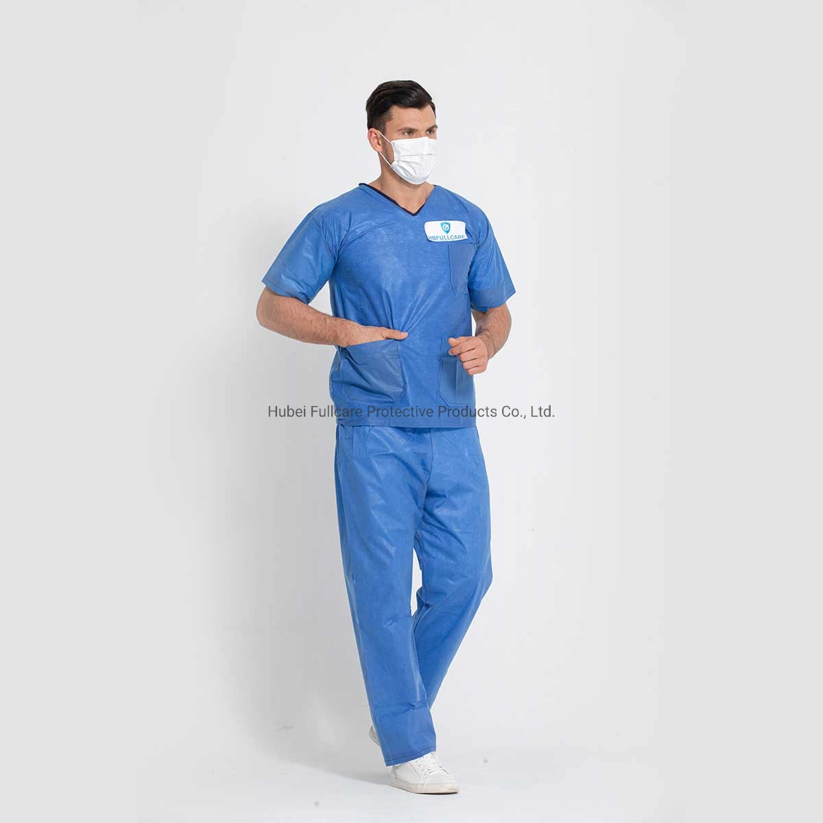 Doctor Dental Patient/Thumb Loop Operation/Protective/Exam/Visitor/SMS/CPE/PP/Sterile Scrub Disposable Nonwoven Medical/Hospital/Surgeon/Surgical/Isolation Gown