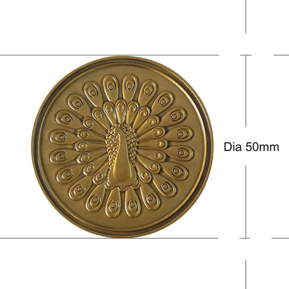 Wholesale/Supplier Fashion Design Souvenir Gift Coin Metal Copper