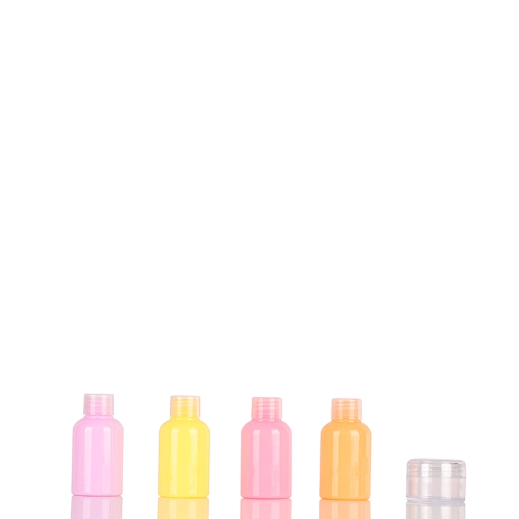 Portable Reusable Travel Refillable Size Cosmetic Shampoo Bottle Dispenser Toiletries Set Kit