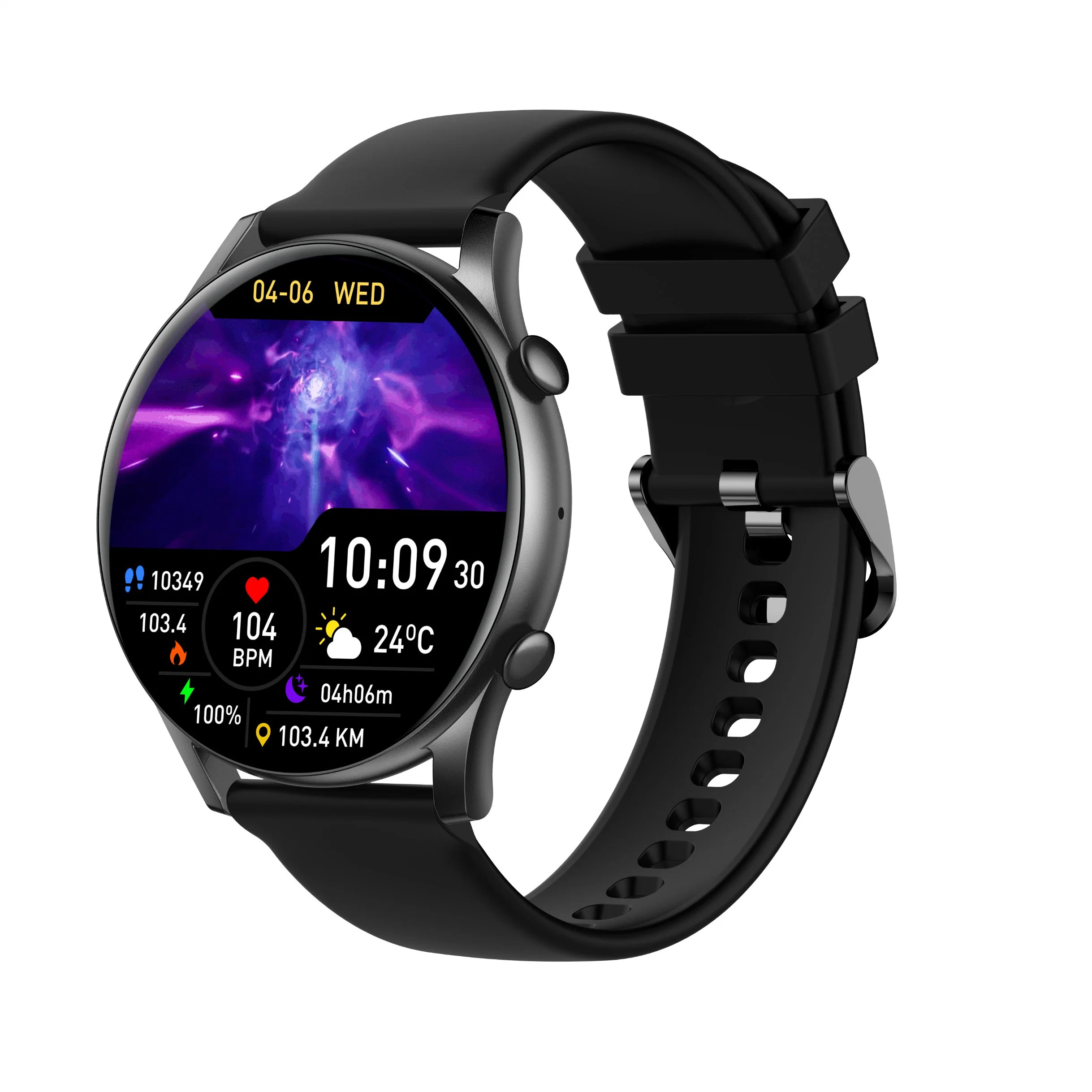 L'écran Ronde L52Pro 1.43pouces AMOLED 466*466 pixels de la pression artérielle Smart Watch