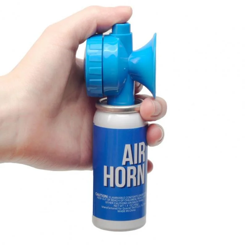 Plastic Aerosol Air Pressure Horn for Party and Football Games and Ship Warning