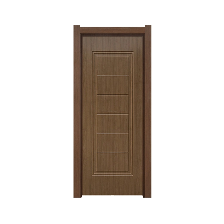 Modern Style Laminated PVC Film Interior Waterproof Soundproof Full WPC Hollow Door Panels Composite Door in The MID East