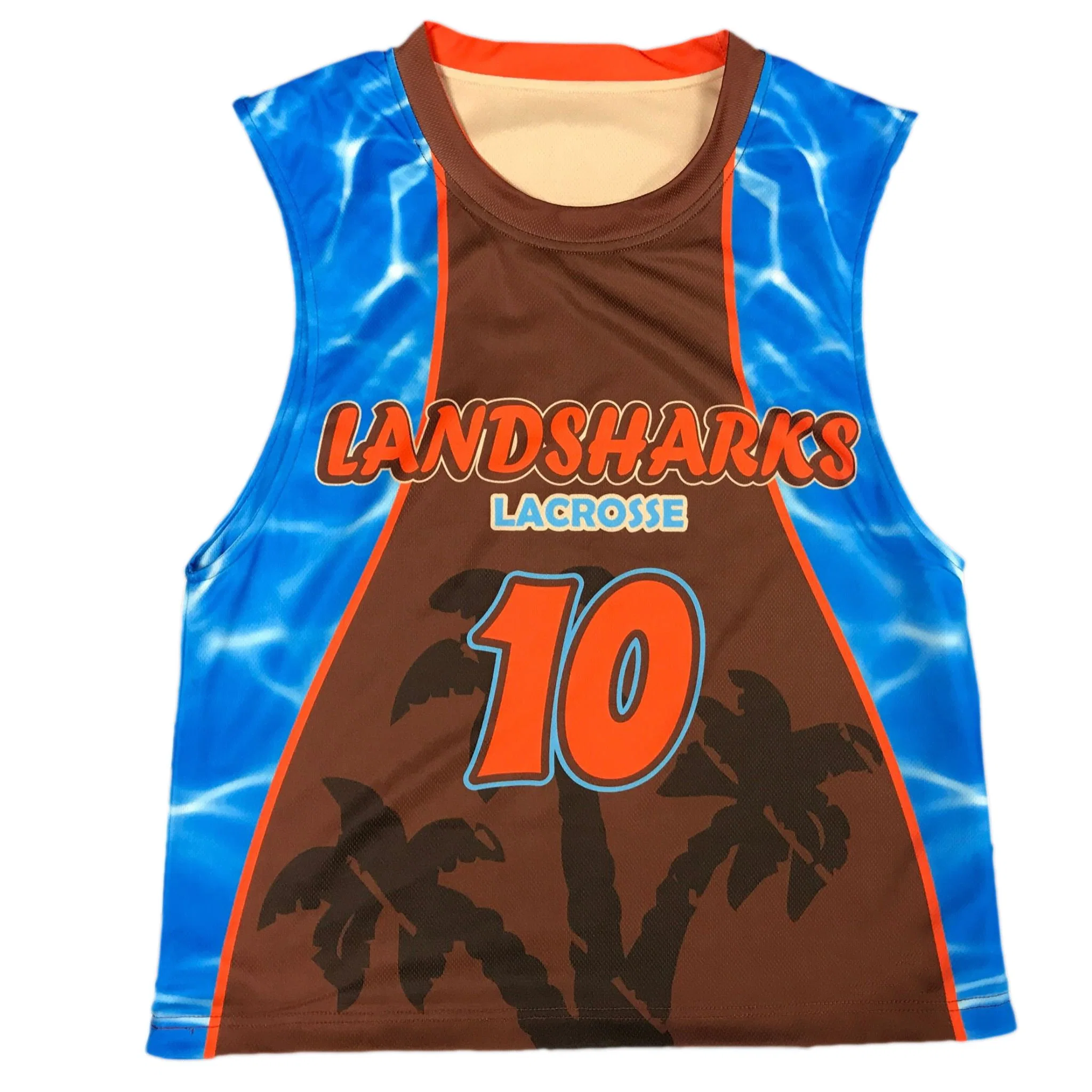 Sublimación Lacrosse Lacrosse personalizada Jerseys reversibles uniforme