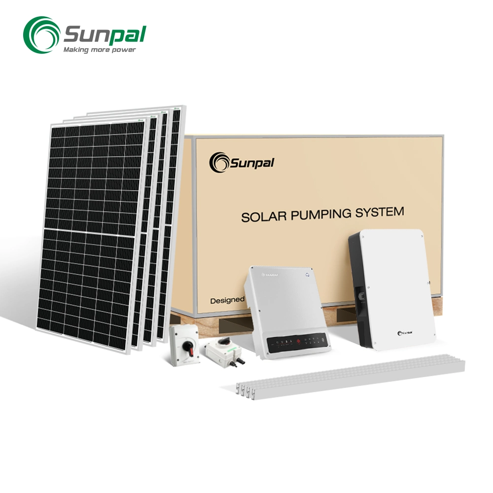 Goodwe Hybrid Solar Module System 5 Kw 6kw 10kw Solar Power System with Residual Current Monitoring Unit