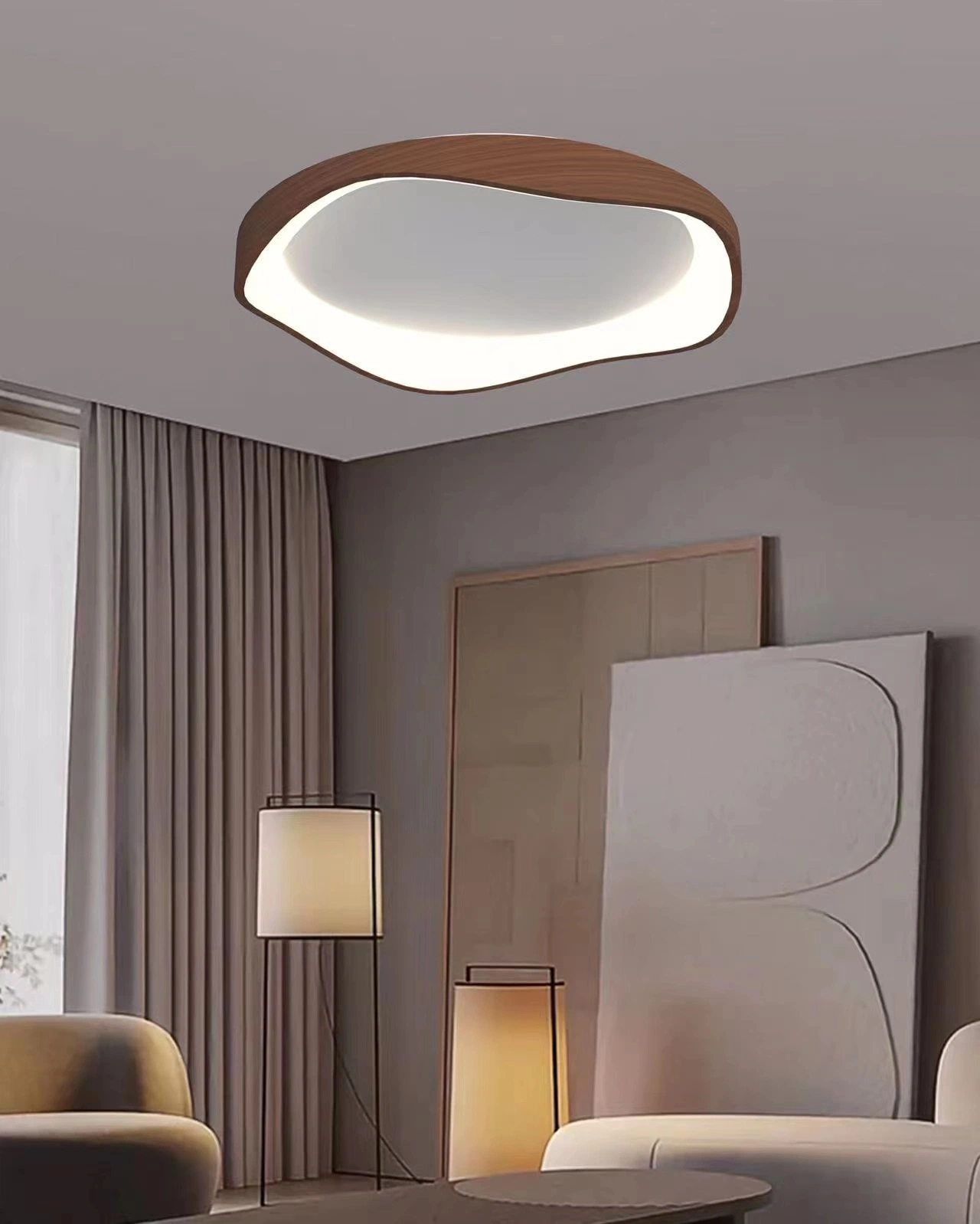 LED de fábrica de Masivel moderno Decorativo Metal Acrílico lámpara de techo LED Techo Casa de Hotel Interior Luz montada en el techo