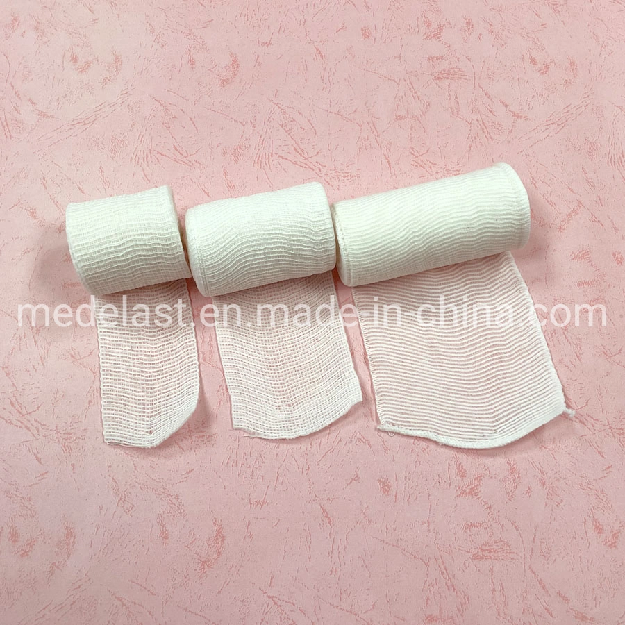 Elastic Cotton and PBT Bandage White Elastic Bandage in Various Sizes