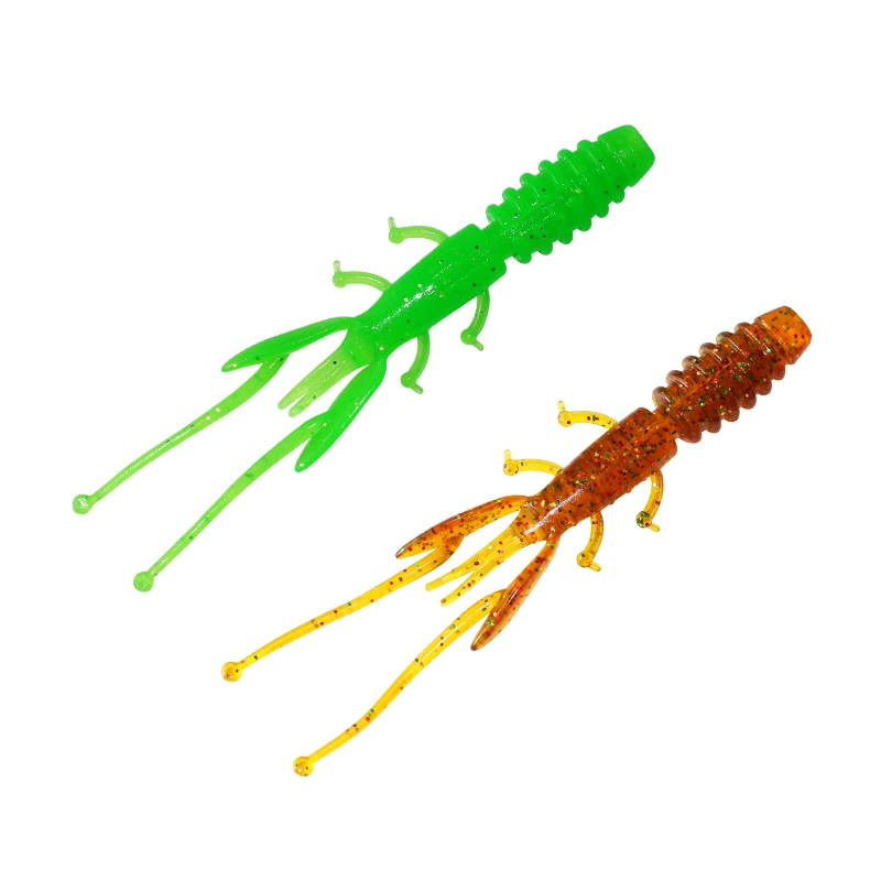 1.7g Fishing Lure Long Shrimp Soft Lure Artificial Lure Soft Bait