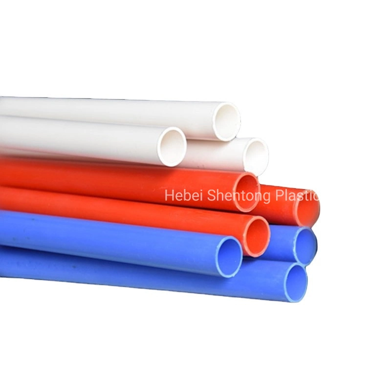 Nonmetallic Electrical V0 Fire Retardant PVC Tubing Conduit Pipe for Wiring Cable