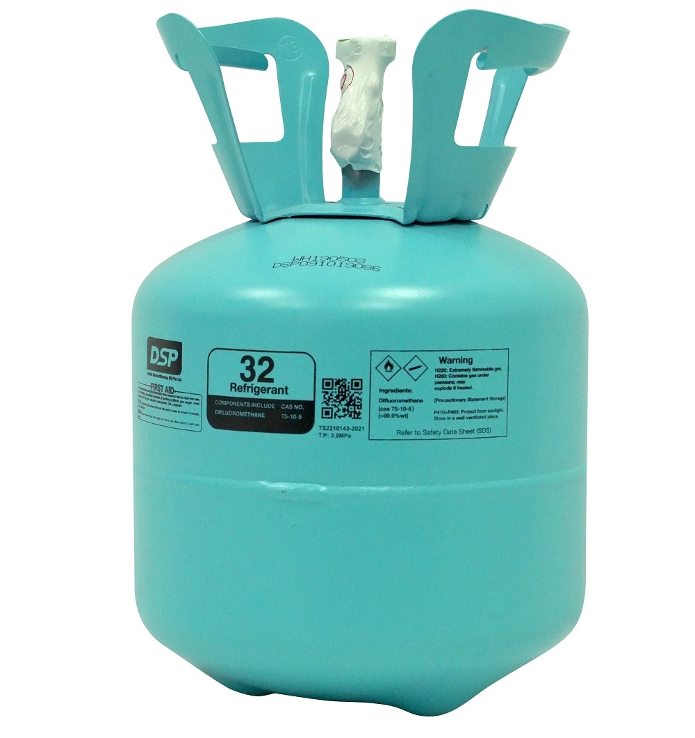 Precio de fábrica 10kg cilindro desechable de gas refrigerante R32