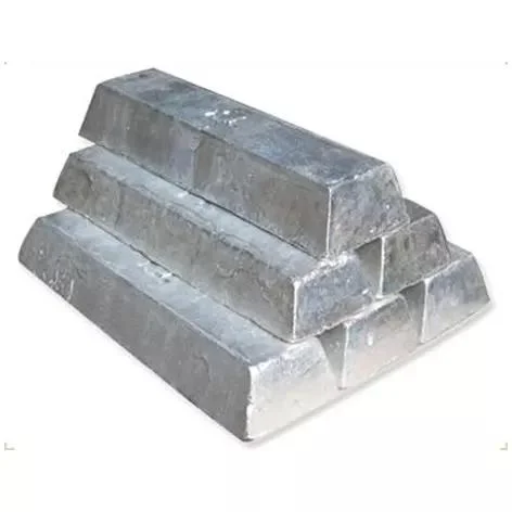 China de zinc de alta pureza al por mayor de los fabricantes de lingote de metal de alta calidad de lingotes de zinc al 99,995%