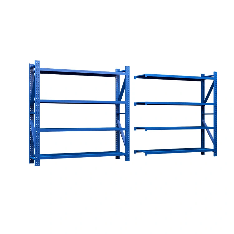 Factory Price Storage/Display Shelves Long Span Steel Metal Light Storage Rack Shelf with European Quality Standards