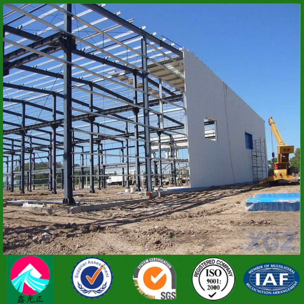 Prefabricated Customized Steel Structure Building with Workshop and Mezzanine Office (XGZ-A011)