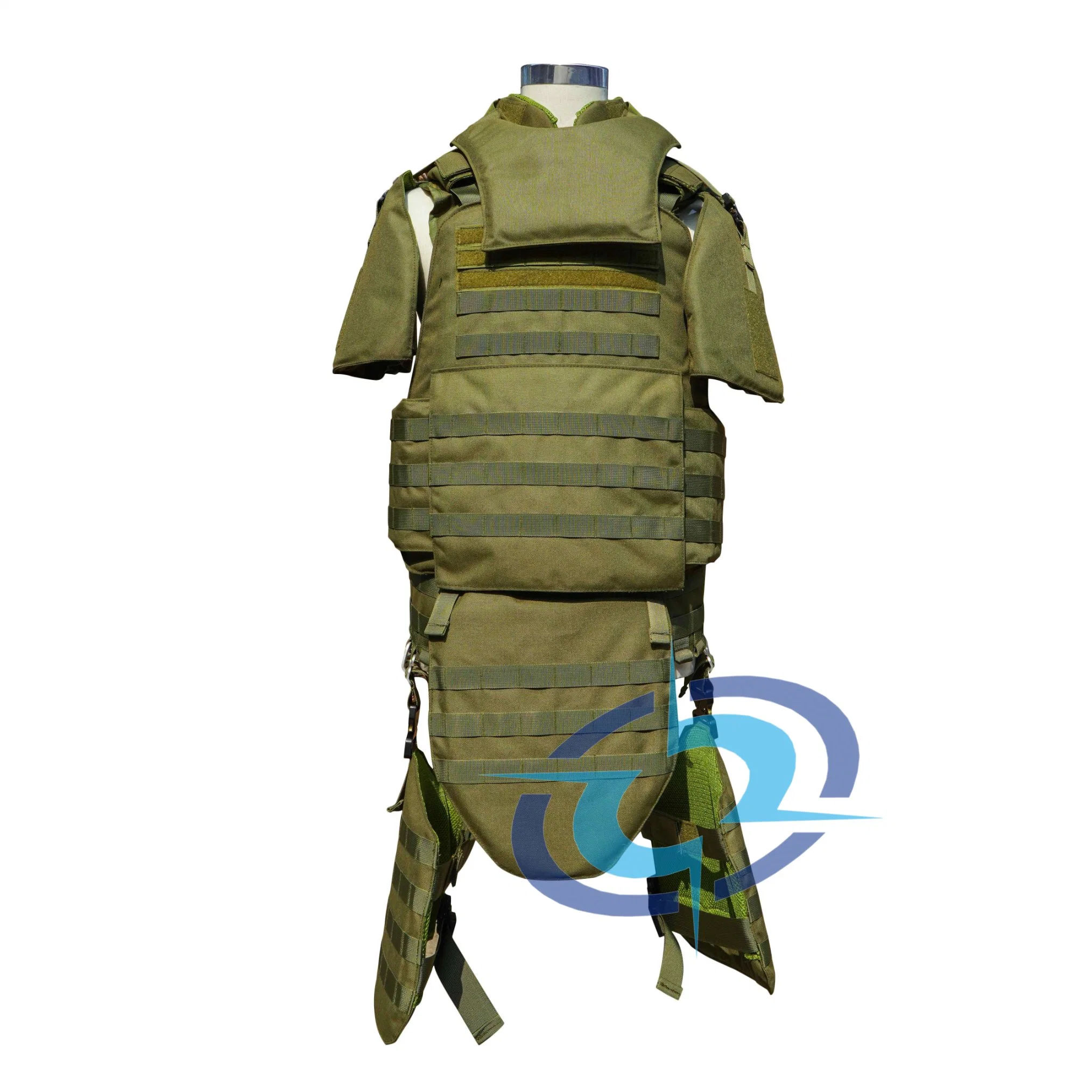 NIJ IV cuerpo armadura Policía Militar táctica / combate cuerpo de Protección total Chaleco de protección a prueba de balas con equipación táctica