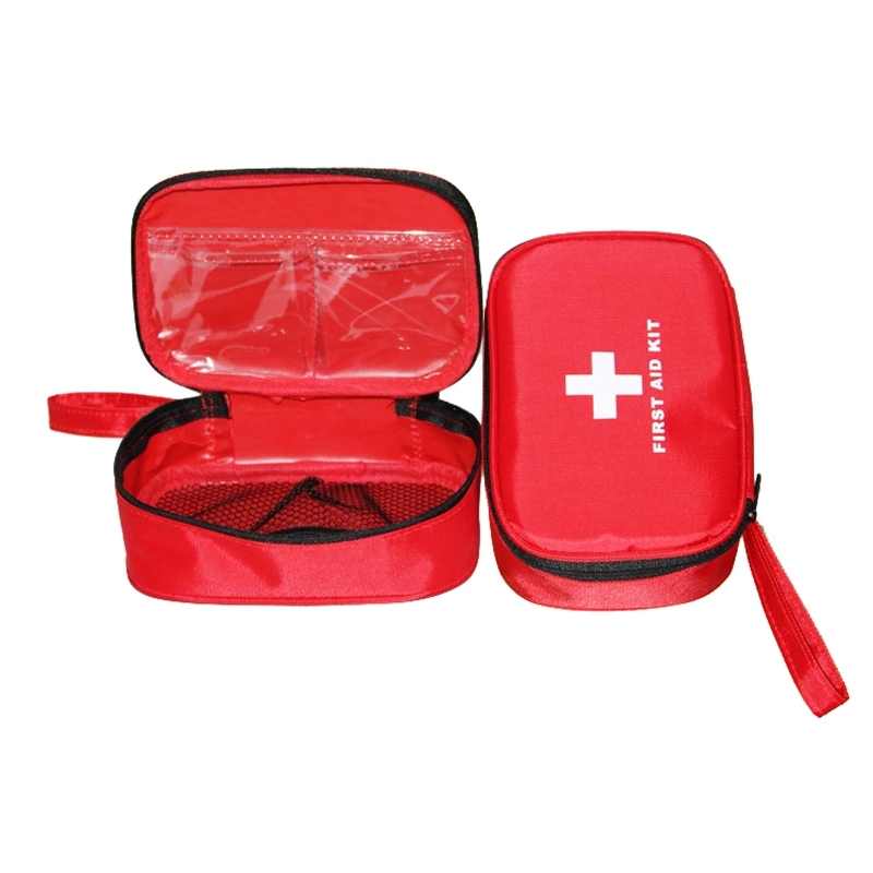 Red Mini Emergency Medical Travel Empty Traveling Box