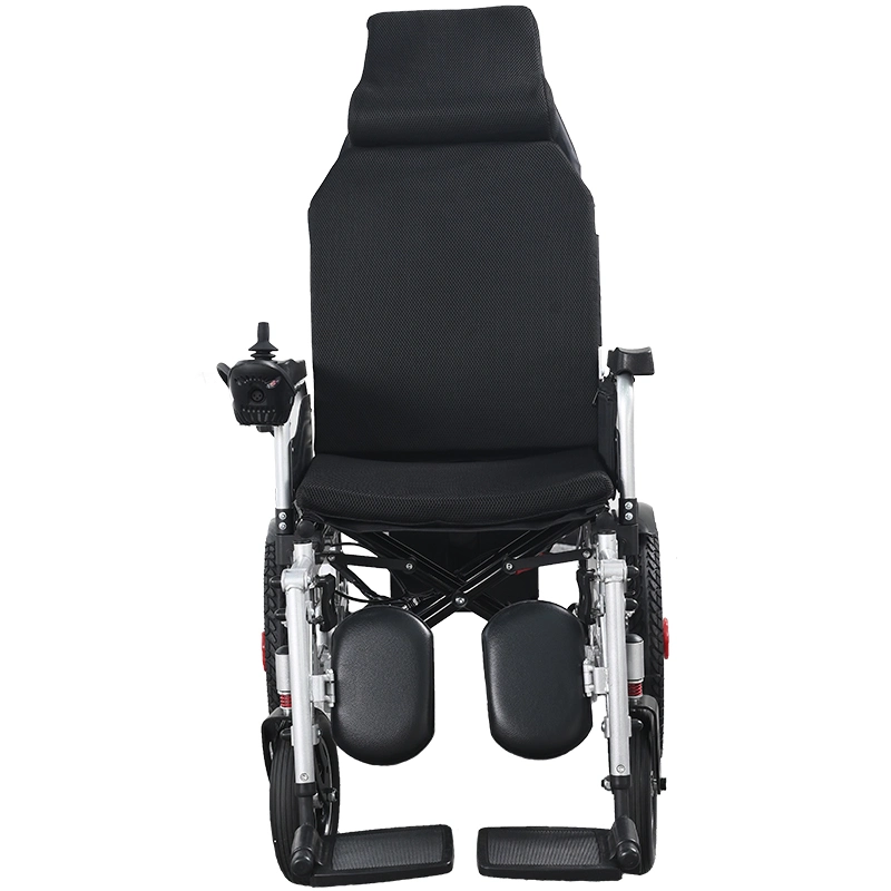 [PW-6005A] fauteuil inclinable actif électrique pliable avec dossier, freins et commande par manipulateur en alliage d'aluminium ou en acier comme mobilier d'hôpital