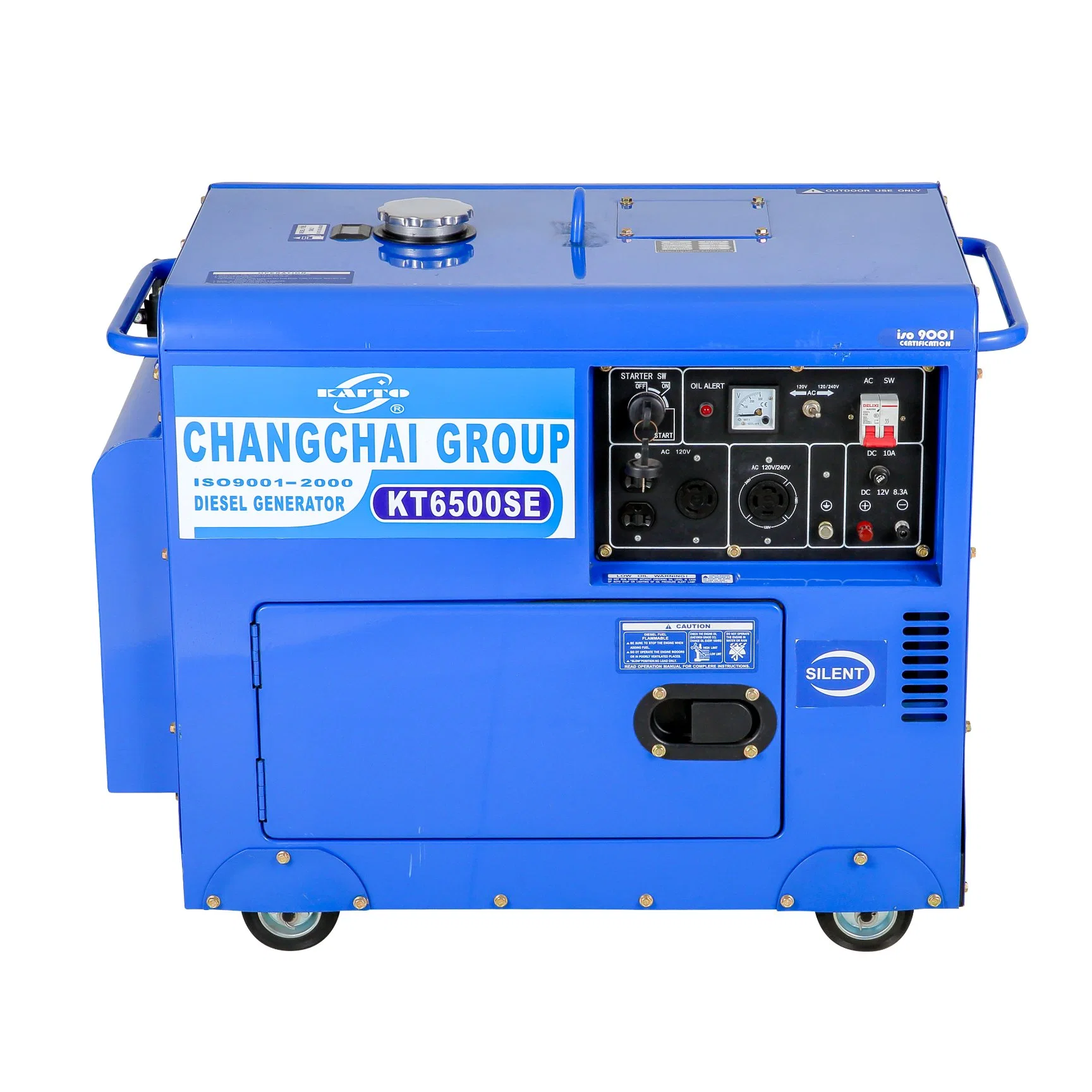 Portable silent Factory High Efficiency Diesel Generator 3kw Open Type Genset for Home Use