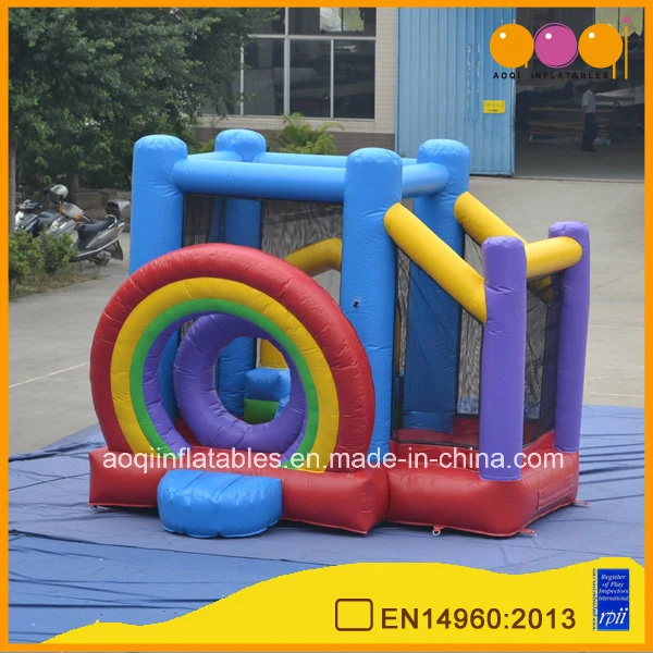 Inflatable Rainbow Jumping Castle Bouncer for Kid (AQ03129)