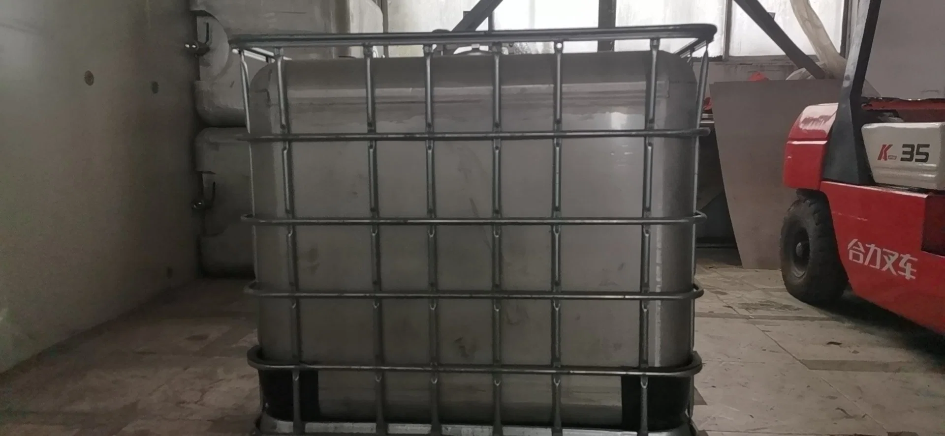 1000L Liter chemischer IBC-Behälter aus Edelstahl