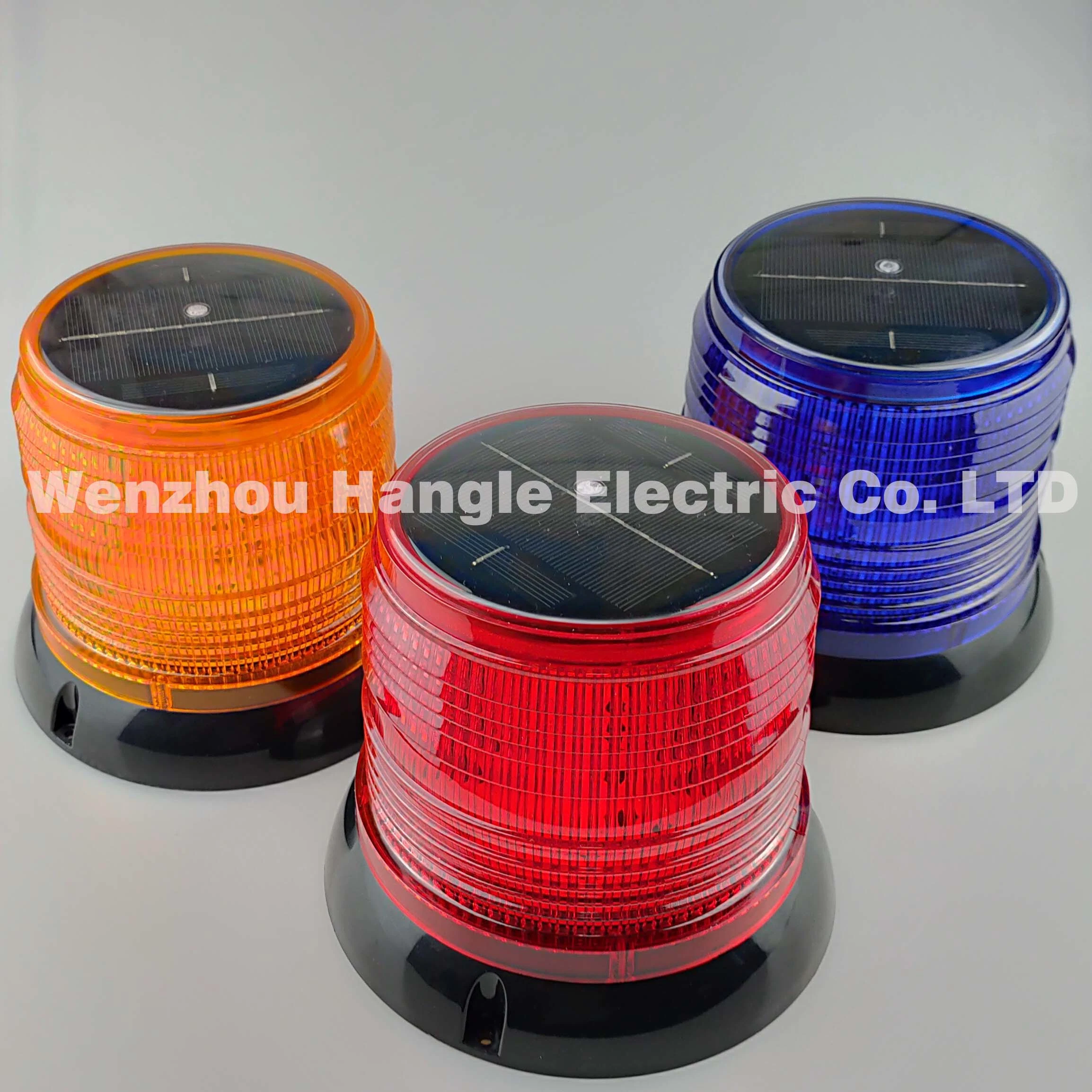 Traffic Warning Lights Sunflower Lights Solar Round Flash Traffic Signal