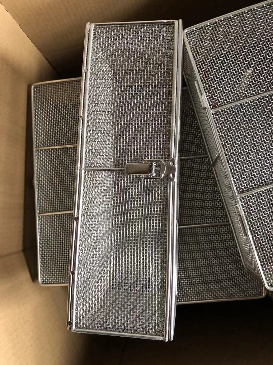 Stainless Steel Laboratory Wire Mesh Basket