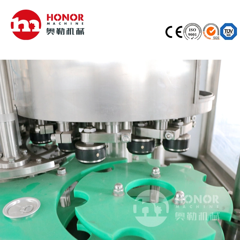 Beautiful Shape, Fully Functional Aluminum Can Carbonated Drink Juice Production Filling Line