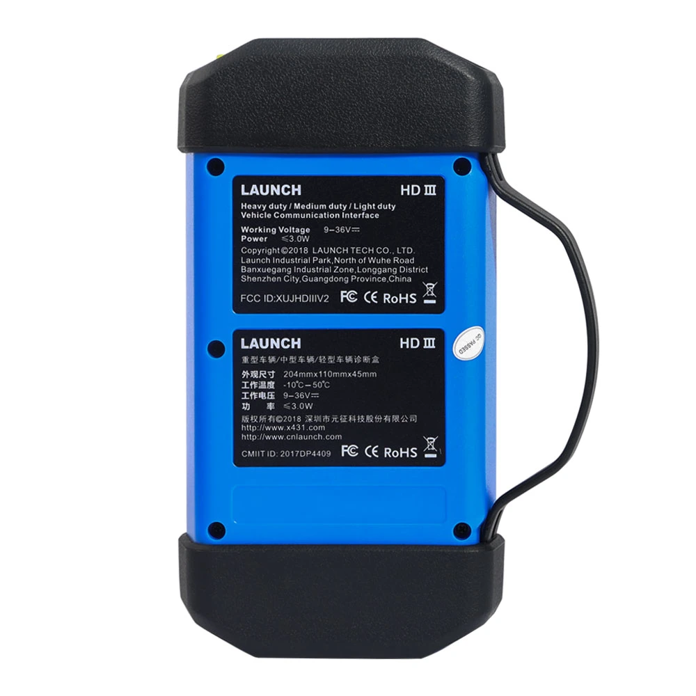 Hot Sells Original Launch X431 Hdiii Module HD III HD3 Diagnostic Scanner Heavy Truck Mechanics Diesel Scan Tool Auto Diagnostic Tool