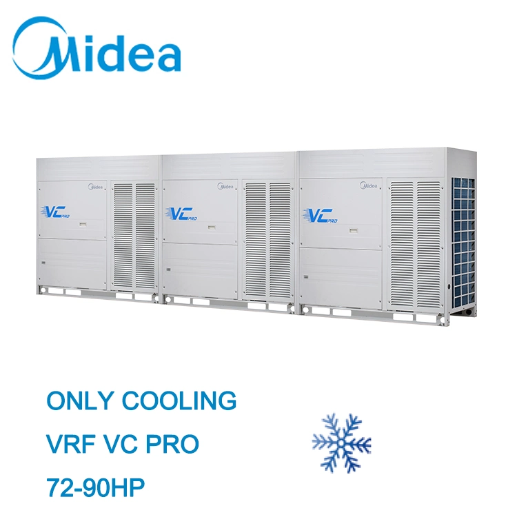 Midea 90HP Cooling Only New Condition and CE Certification Industrial Residential Central Air Conditioner Design