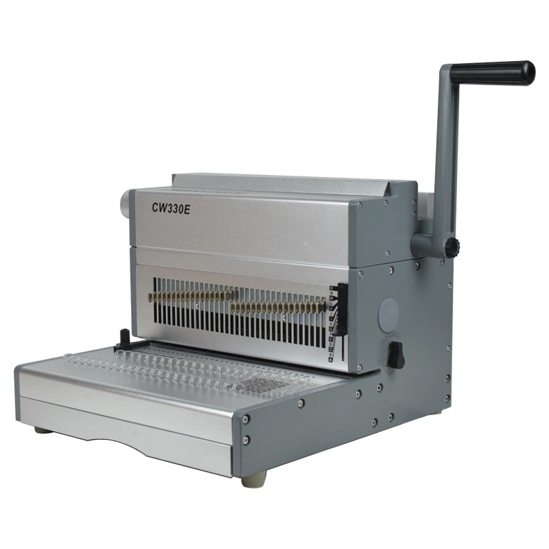 A4 Size Office Electric Double Wire Punching and Binding Machine (SUPER34E PLUS)