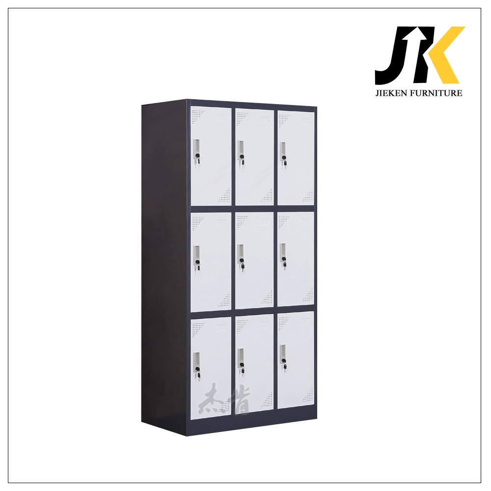 Multi-Purpose Black&White Cheap Metal Sports Locker Clothes Cupboard