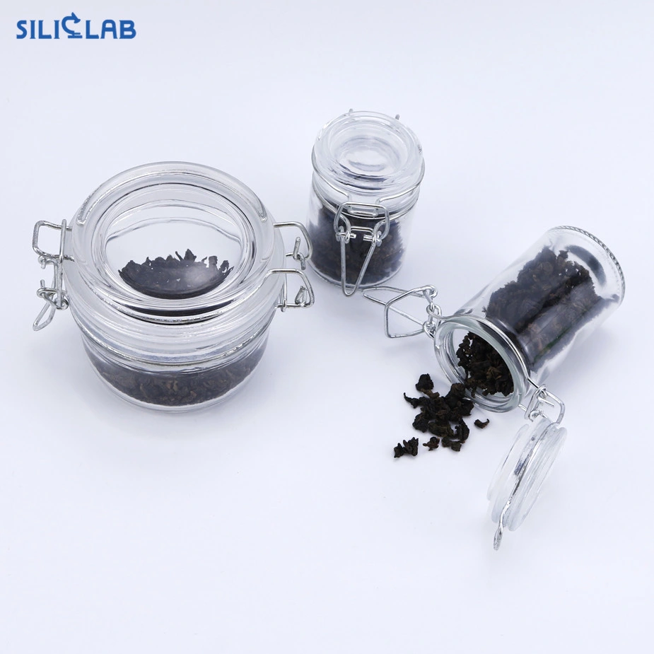 Custom Logo Airtight Cover Spice Dried Glass Storage Jar