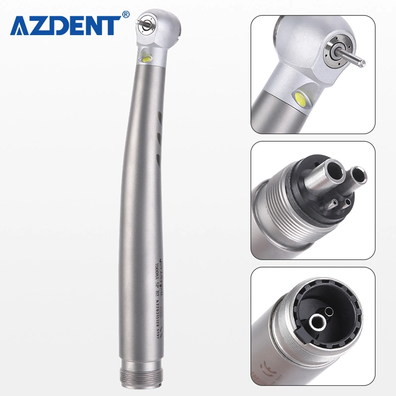 Hot Selling Push Button Dental High Speed Turbine Handpiece with LED Light