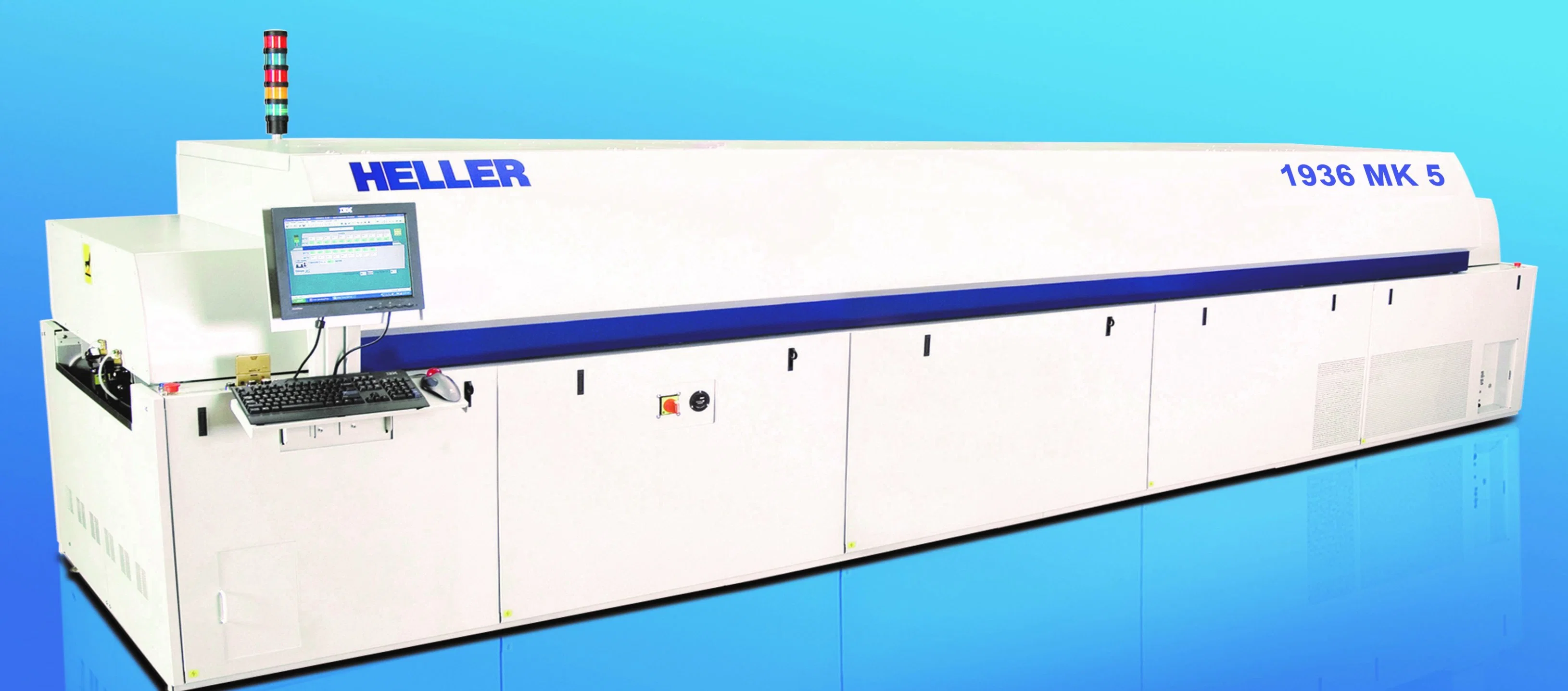 ISO Heller High quality/High cost performance  SMT Soldering Machine Full Automatic 10 Zones Reflow Oven 1936 Mk7 on Sales