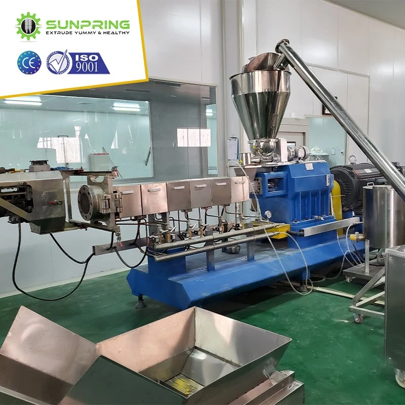 OEM ODM Puffed Breakfast Cereal Corn Flakes Making Machine + Snack Extruder Maker Puffing Best Price Rice with Formula Snacks Double Screw