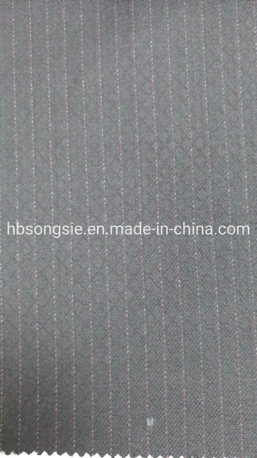 Cationic Viscose Stripe Tr Jacquard Fabric Suiting Fabric