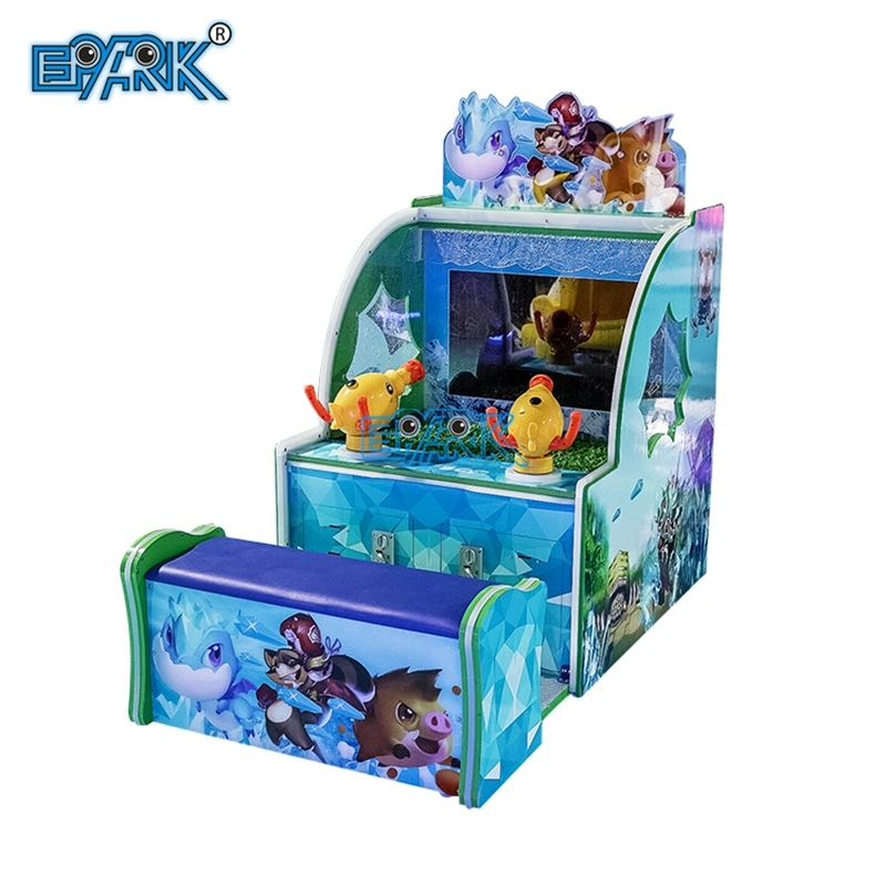 Indoor Coin Operated Frozen Sharpshooter Water Shooting Machine with Seat Arcade Machine Shooting Simulator