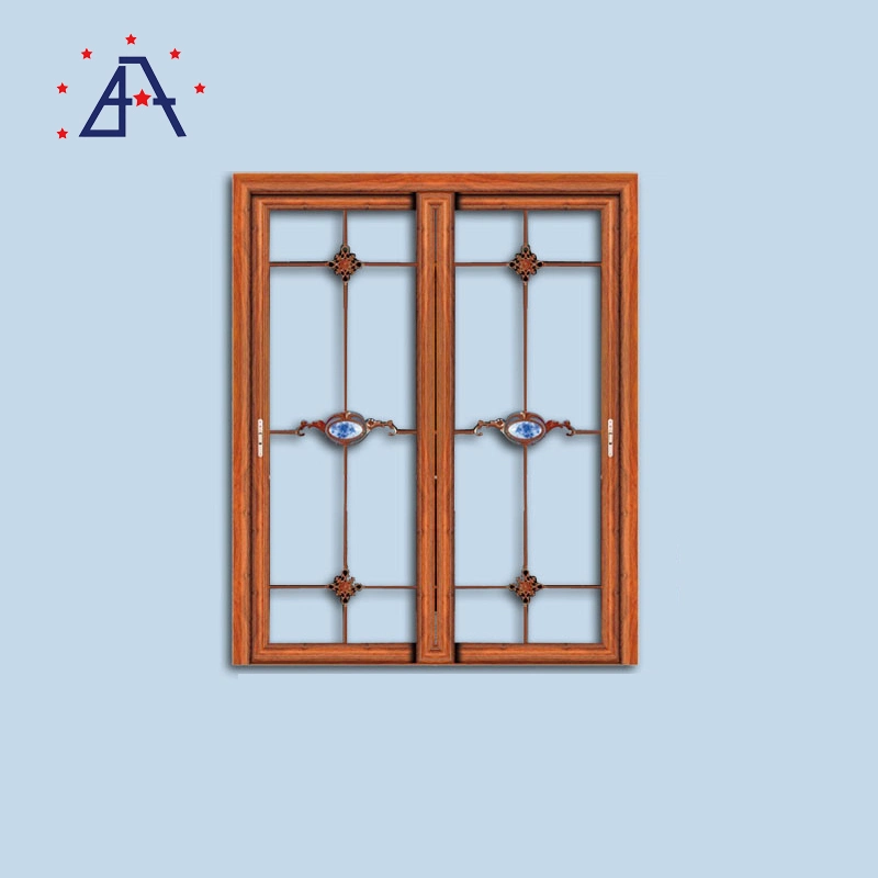 Hurricane Impact 88 Series Water-Tight/Sound-Proof/Heat-Insulate PVC Casement/Sliding Window with Colorful Glass