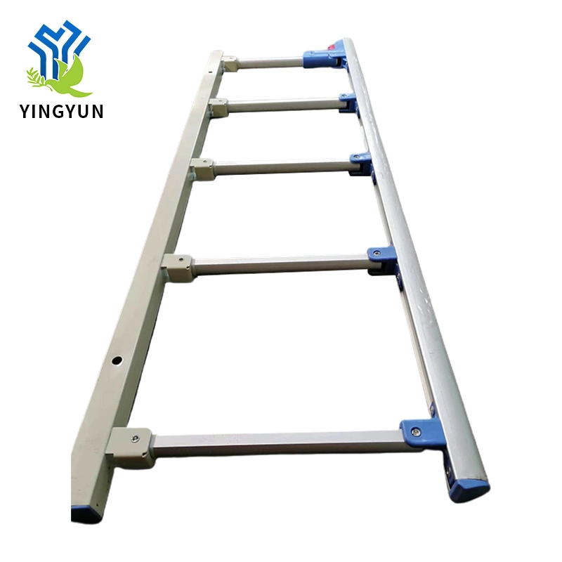 Functional Adjustable Hospital Bed Assist 5 Aluminum Bar Straight Guardrail for Elderly