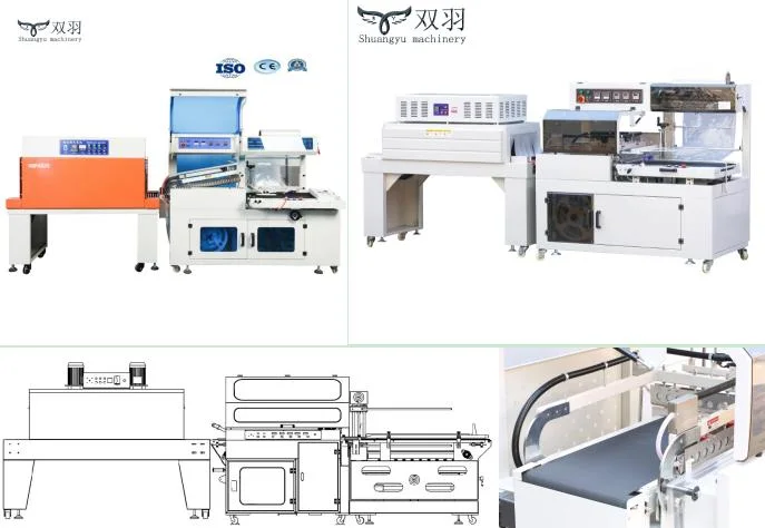 High Speed Automatic Shrink Sleeve Wrap PE Film Wrapping Shrinking Wrapper Packing Machine for Make up