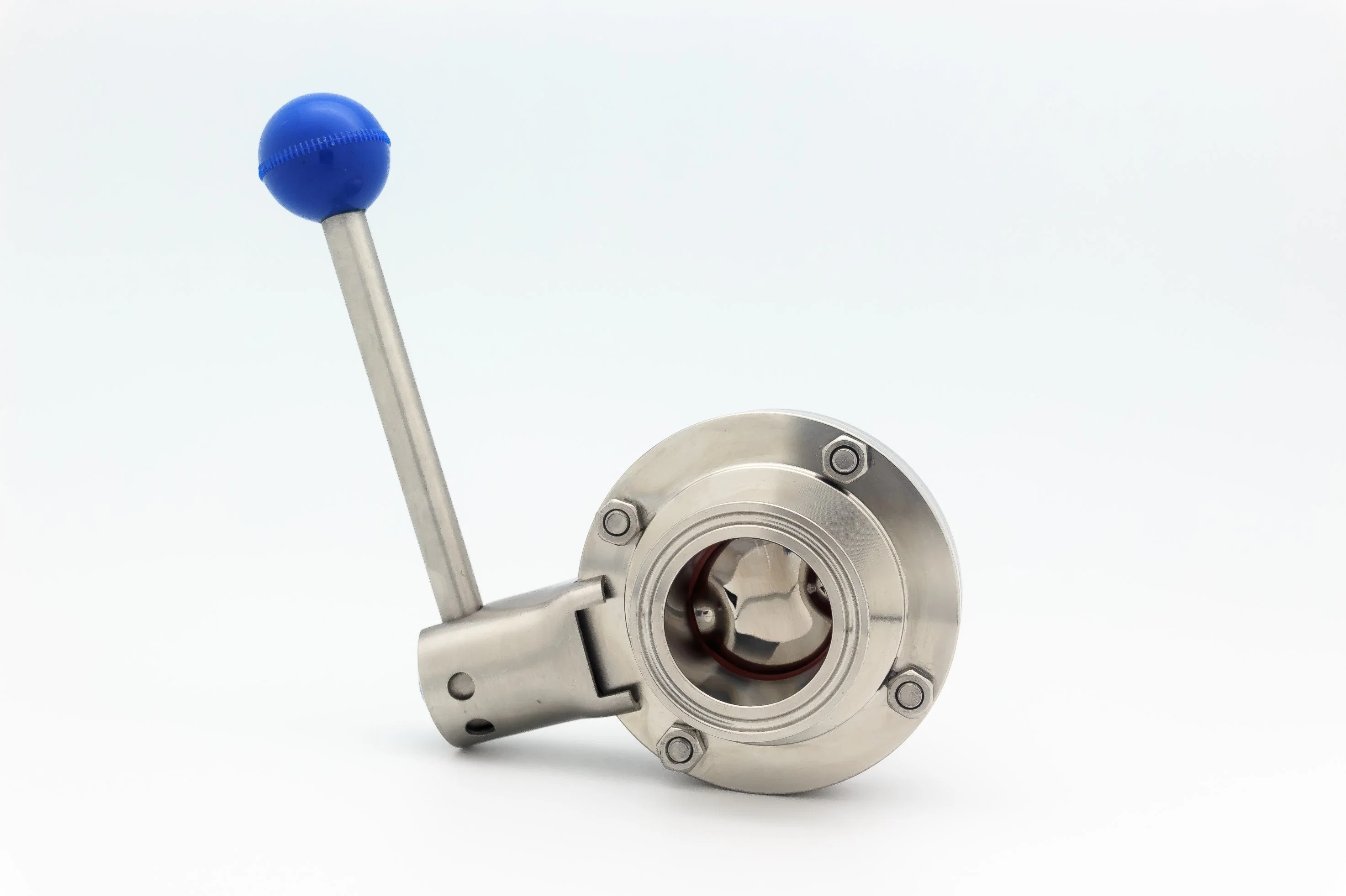 Sanitary Tc Connection Butterfly Valve with Pull Handle