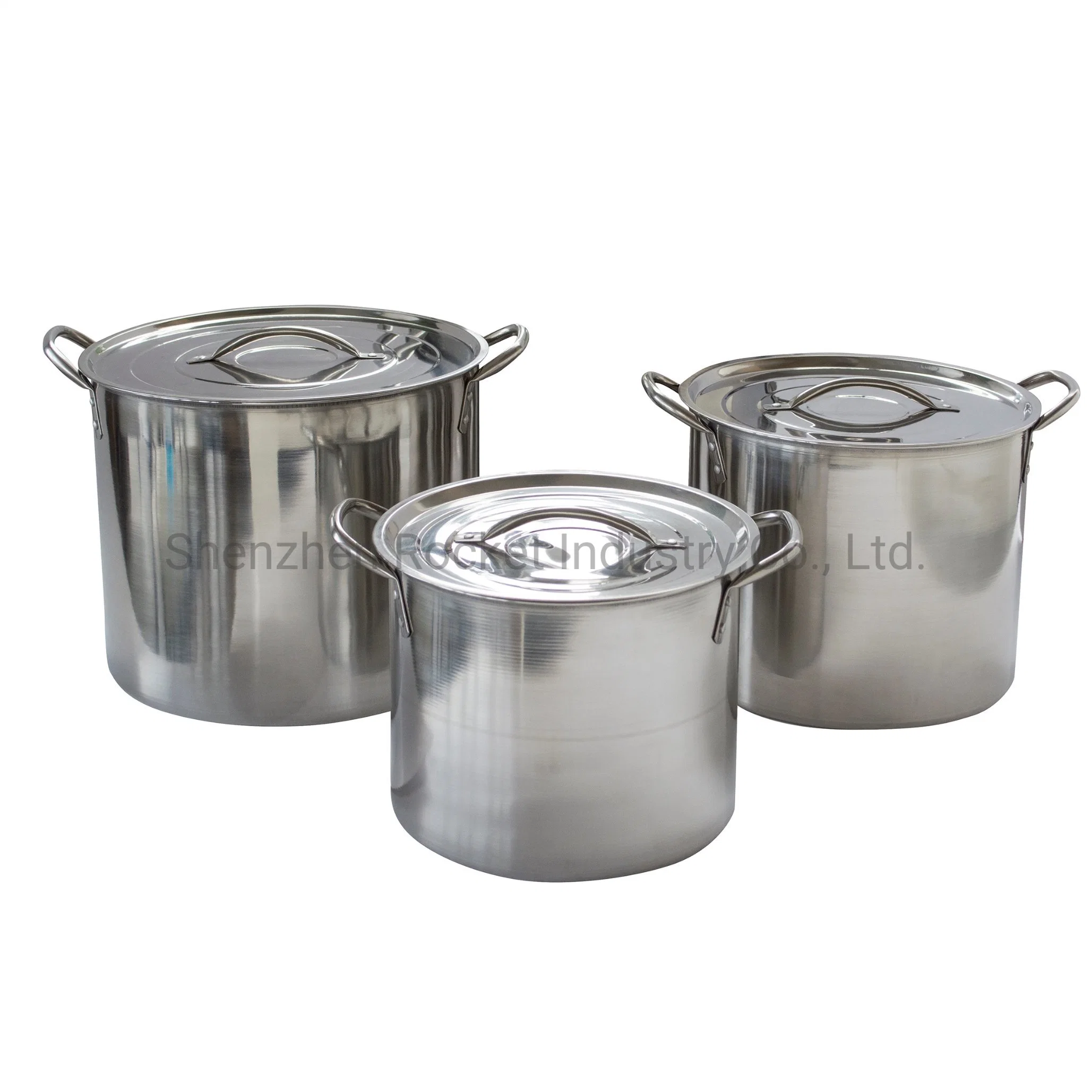 Made in China Stainless Steel Cookware Set Stock Pot