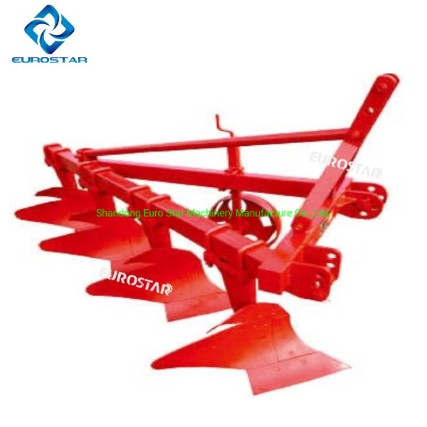 Working Width 1.4m 1L-435 Furrow Plough for 80-100HP Tractor Heavy Duty Paddy Filed Farm Agricultural Machinery Disc Plough Share Plow Hydraulic Flip Plow