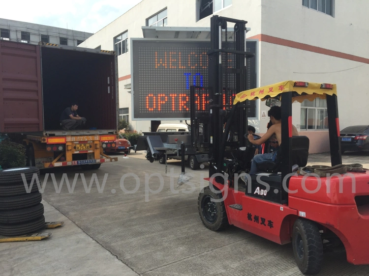 LED Mobile Outdoor Advertising Display Signs Trailers, Solar Powered Full Color Message Board Price