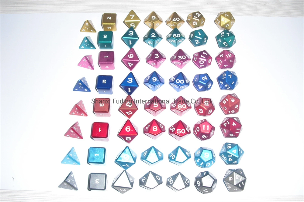 Wholesale/Supplier Solid ODM Games Aluminum Alloy Dice Set