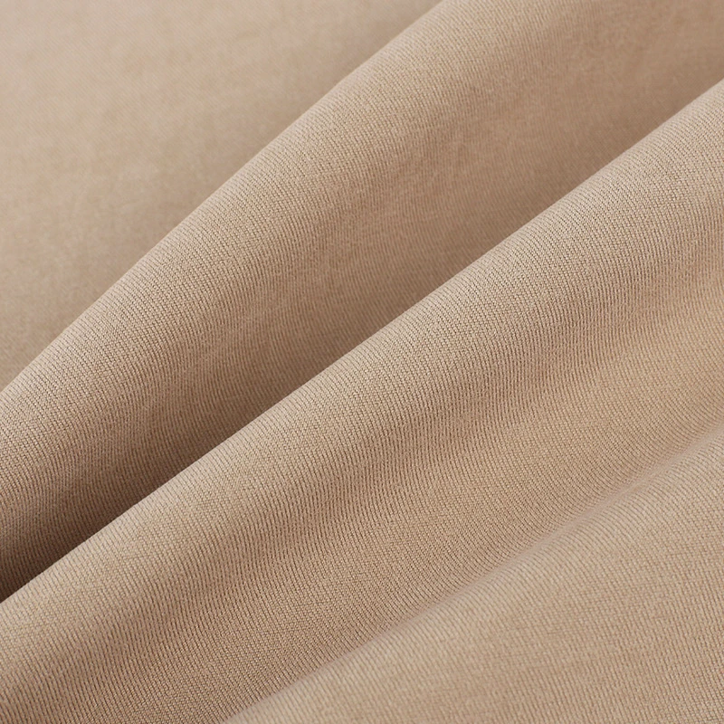 Wholesale/Supplier Dyed Knit Peach Skin Velvet Fabric Brush 105GSM 100% Polyester Fabric for Garment